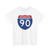 I-90 MA (Massachusetts) (Road Sign) T-Shirt