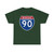 I-90 MA (Massachusetts) (Road Sign) T-Shirt