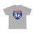 I-86 PA (Pennsylvania) (Road Sign) T-Shirt