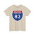 I-83 PA Metric (Pennsylvania) (Road Sign) T-Shirt
