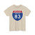 I-83 MD Metric (Maryland) (Road Sign) T-Shirt