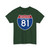 I-81 WV (Virginia) (Road Sign) T-Shirt