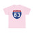 I-83 PA (Pennsylvania) (Road Sign) T-Shirt