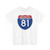 I-81 PA (Pennsylvania) (Road Sign) T-Shirt