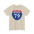 I-79 WV Metric (Virginia) (Road Sign) T-Shirt