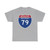 I-79 WV Metric (Virginia) (Road Sign) T-Shirt
