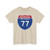 I-77 WV Metric (Virginia) (Road Sign) T-Shirt