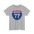 I-77 WV Metric (Virginia) (Road Sign) T-Shirt