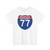 I-77 WV (Virginia) (Road Sign) T-Shirt