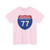 I-77 SC Metric (South Carolina) (Road Sign) T-Shirt