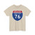 I-76 PA Metric (Pennsylvania) (Road Sign) T-Shirt