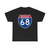 I-68 WV (Virginia) (Road Sign) T-Shirt