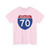 I-70 MD (Maryland) (Road Sign) T-Shirt
