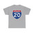 I-20 TX (Texas) (Road Sign) T-Shirt