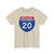 I-20 SC Metric (South Carolina) (Road Sign) T-Shirt