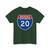 I-20 SC Metric (South Carolina) (Road Sign) T-Shirt