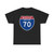 I-70 MD Metric (Maryland) (Road Sign) T-Shirt