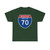 I-70 MD Metric (Maryland) (Road Sign) T-Shirt