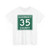 Guernsey County 35 OH (Ohio) (Road Sign) T-Shirt