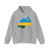 Flag map of Rwanda (Rwanda) Hoodie