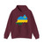 Flag map of Rwanda (Rwanda) Hoodie