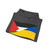 Flag of Palestine and Ukraine with waves (Palestine) Hoodie