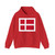 Pilot flag of Denmark (Denmark) Hoodie