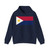 War Flag of the Philippines navy blue (Philippines) Hoodie