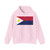 War Flag of the Philippines navy blue (Philippines) Hoodie