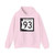 Arizona 93 1973 (Arizona) (Road Sign) Hoodie