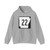 Arkansas 22 (Arkansas) (Road Sign) Hoodie