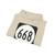 Circle sign 668 Virginia (Virginia) (Road Sign) Hoodie