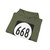 Circle sign 668 Virginia (Virginia) (Road Sign) Hoodie