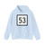 Connecticut Highway 53 (Connecticut) (Road Sign) Hoodie