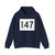Connecticut Highway 147 wide (Connecticut) (Road Sign) Hoodie