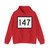 Connecticut Highway 147 wide (Connecticut) (Road Sign) Hoodie