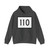 Connecticut Highway 110 wide (Connecticut) (Road Sign) Hoodie