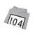 Connecticut Highway 104 wide (Connecticut) (Road Sign) Hoodie