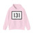 Connecticut Highway 131 wide (Connecticut) (Road Sign) Hoodie