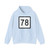 Connecticut Highway 78 (Connecticut) (Road Sign) Hoodie