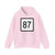 Connecticut Highway 87 (Connecticut) (Road Sign) Hoodie