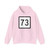Connecticut Highway 73 (Connecticut) (Road Sign) Hoodie