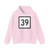 Connecticut Highway 39 (Connecticut) (Road Sign) Hoodie