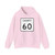 County 60 square (Minnesota) (Road Sign) Hoodie