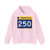 MN-250 wide (Minnesota) (Road Sign) Hoodie