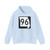 MO-96 (Missouri) (Road Sign) Hoodie