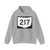OH-217 (Ohio) (Road Sign) Hoodie