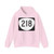 OR 218 (Oregon) (Road Sign) Hoodie