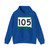 SD 105 (South Dakota) (Road Sign) Hoodie