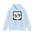 US 69 MN 1961 (Minnesota) (Road Sign) Hoodie